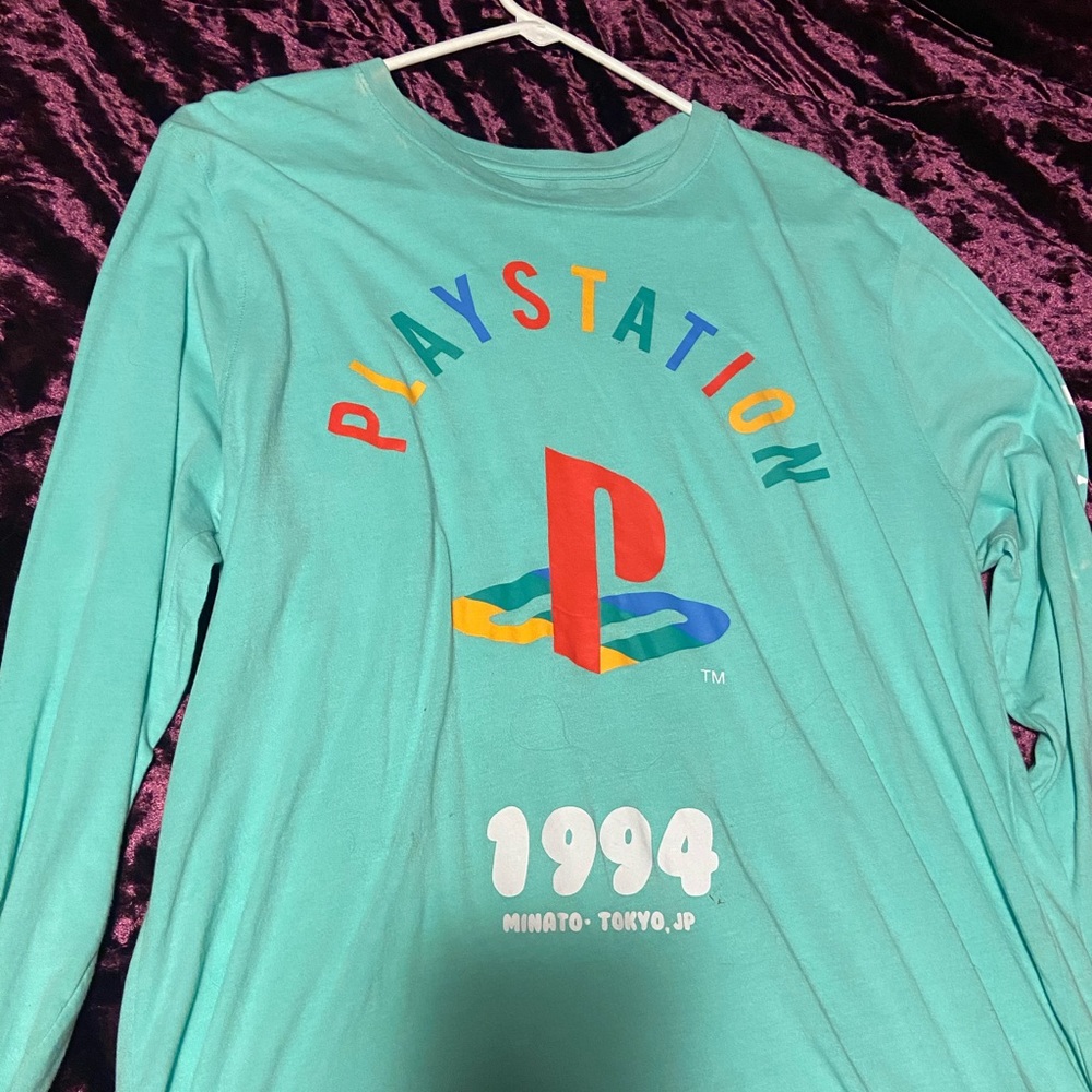 play station graphic long sleeve